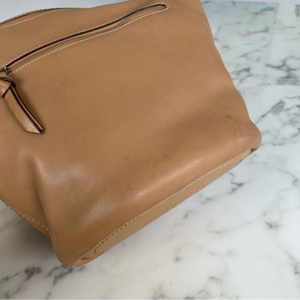 COACH Vintage Y2K Bleecker Duffle Crossbody Shoudler Bag Camel Leather F13353 - Picture 13 of 16